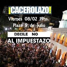 Cacerolazo contra el Impuestazo de Isa