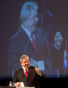 Lula Da Silva en el Congreso de Responsabilidad Social