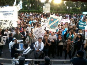 marcha docente