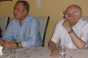 Juan Carlos Romero junto al ex intendente Eliseo Barberá. Crédito: Archivo Revista Norte