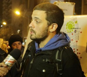 Lucas Manjón integrante de La Alameda