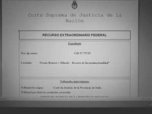 Recurso de Inconstitucionalidad ante la Corte Suprema de Justicia contra el Voto Electrónico en Salta