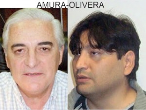 Amura (directivo de Tabacal) y Olivera (Sec. Gral. del Sindicato)